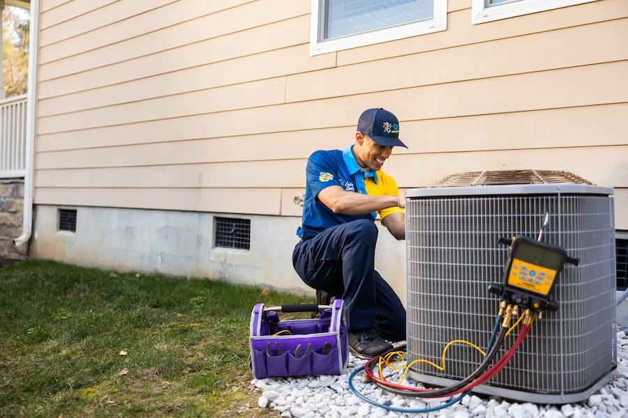 ac-install-lickety - Lickety Split AC, Plumbing & Electric HVAC tech